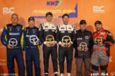 Guy Trolliet et Sébastien Moulin sur le podium du Rally Costa Brava